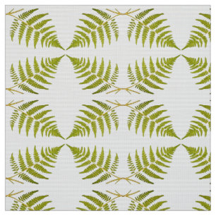 Tissu Motif abstrait de feuille