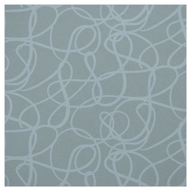 Tissu Motif Abstrait de la ligne bleue (Échantillon)