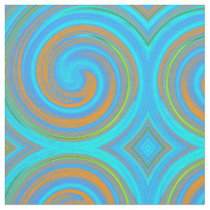 Tissu Motif Abstrait de la spirale spirale #93
