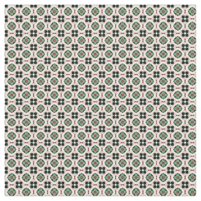 Tissu Motif abstrait de Noël funky boho rétro mignon (Fermer)