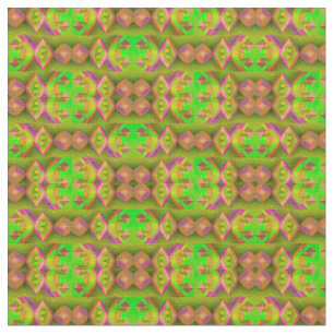 Tissu Motif abstrait futuriste géométrique et transparen