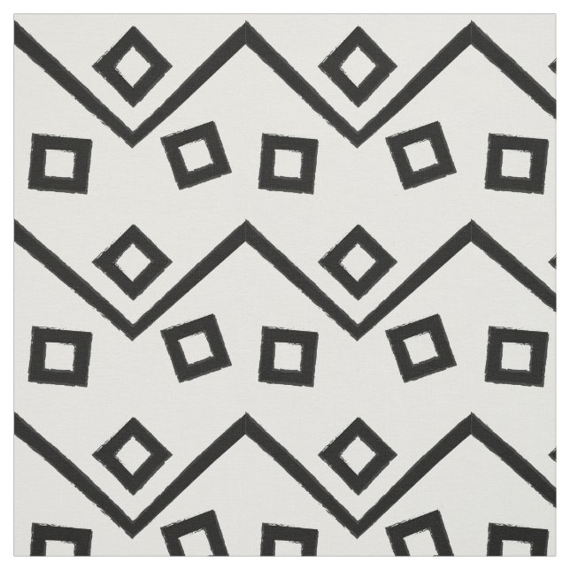 Tissu Motif Abstrait géométrique Aztec (Échantillon)