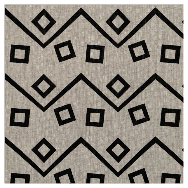 Tissu Motif Abstrait géométrique Aztec (Échantillon)