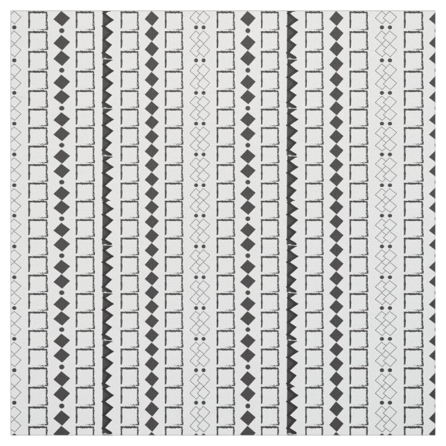 Tissu Motif Abstrait géométrique Aztec (Échantillon)