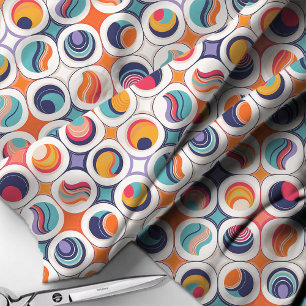 Tissu Motif Abstrait géométrique Bauhaus#2 ID1068