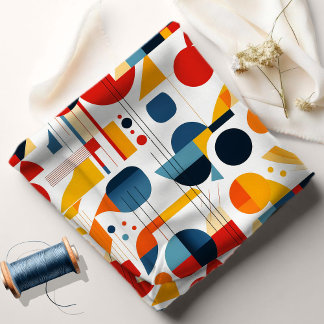 Tissu Motif Abstrait géométrique Bauhaus#6 ID1068