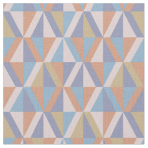Tissu Motif abstrait géométrique coloré vintage