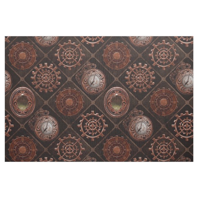 Tissu Motif abstrait moderne de vitesses punks de vapeur (Yard)