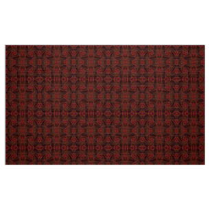 Tissu Motif abstrait rouge