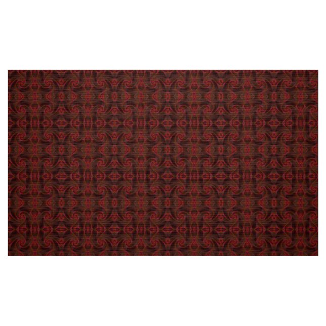 Tissu Motif abstrait rouge (Fat Quarter)