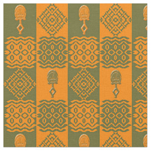 Tissu motif africain tribal ethnique