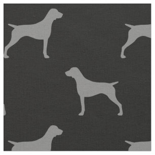 Tissu Motif allemand de silhouettes d'indicateur aux