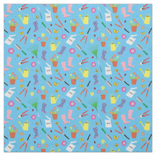 Tissu Motif Amoureux des jardins