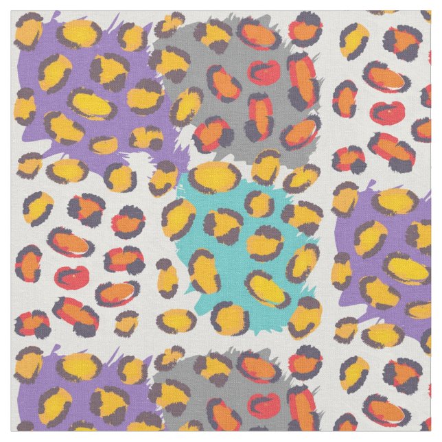 Tissu Motif animal de faune (Fermer)