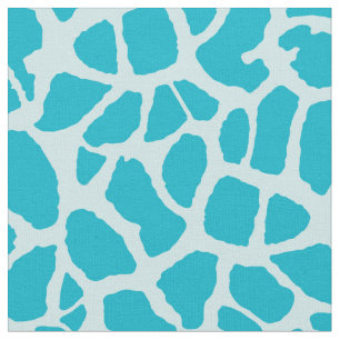 Tissu Motif animal Girly de turquoise d'impression chic
