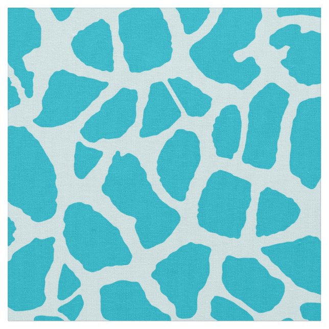 Tissu Motif animal Girly de turquoise d'impression chic (Fermer)