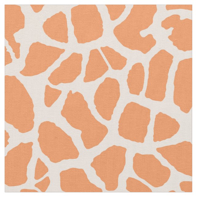 Tissu Motif animal Girly d'impression orange chic de (Fermer)