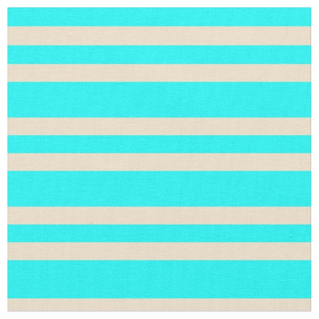 Tissu Motif Aqua and Tan Colored Stripes (Fermer)