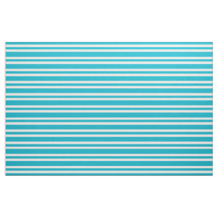 Tissu Motif Aqua Turquoise Retro Bold Mod Stripes