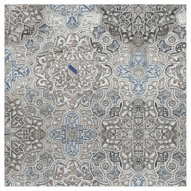 Tissu Motif arabe espagnol (Fermer)