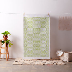 Tissu Motif arc-en-ciel groovy vintage en blé beige