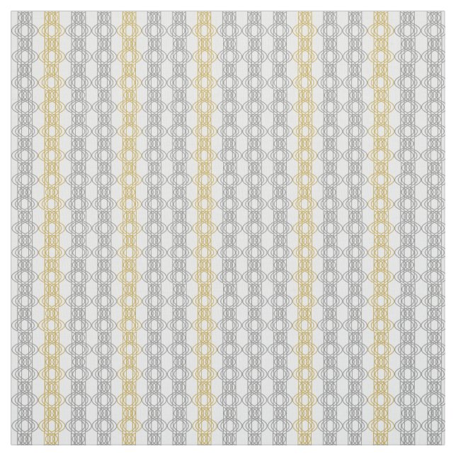 Tissu Motif argent et or (Échantillon)
