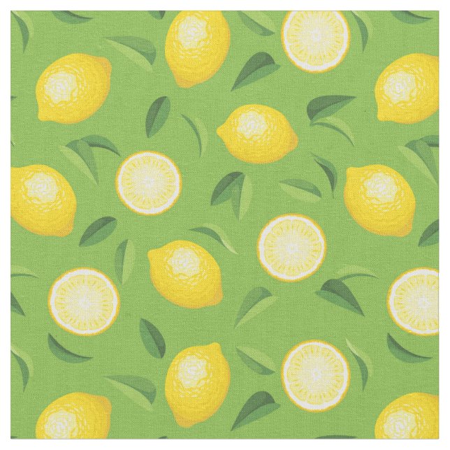 Tissu Motif Arrière - plan Lemons (Fermer)