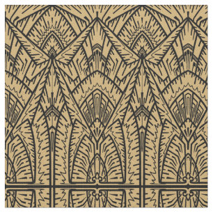 Tissu Motif Art déco vintage