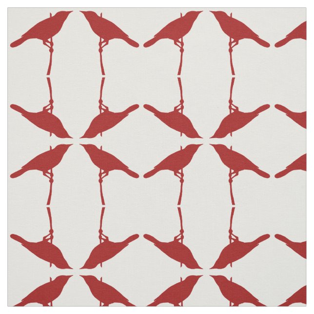 Tissu Motif aux oiseaux (Échantillon)