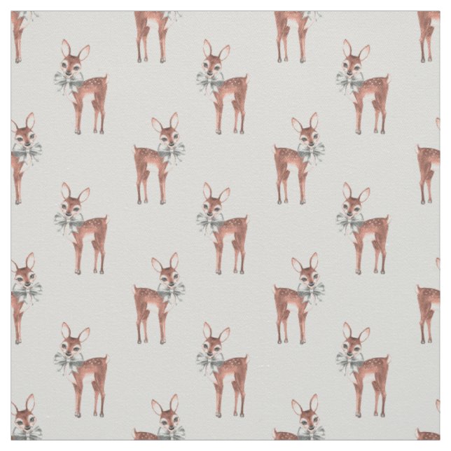 Tissu Motif avec Baby Deer 1 (Échantillon)