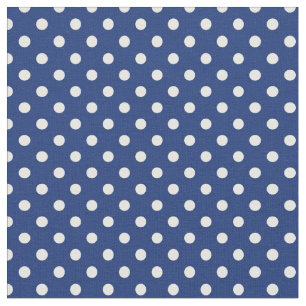 Tissu Motif avec le pois blanc