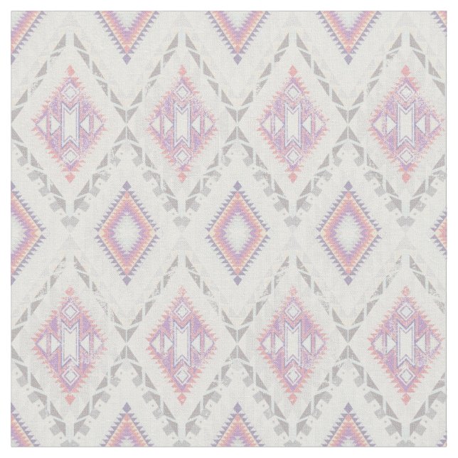 Tissu Motif Aztec géométrique Abstrait (Fermer)
