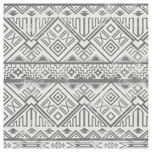 Tissu Motif aztèque géométrique Abstrait 2 (Fermer)