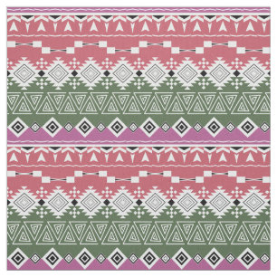 Tissu Motif Aztèque, rayé.