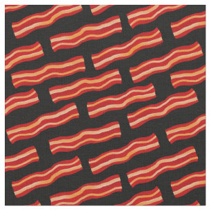 Tissu Motif Bacon savoureux