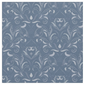 Tissu Motif baroque transparent