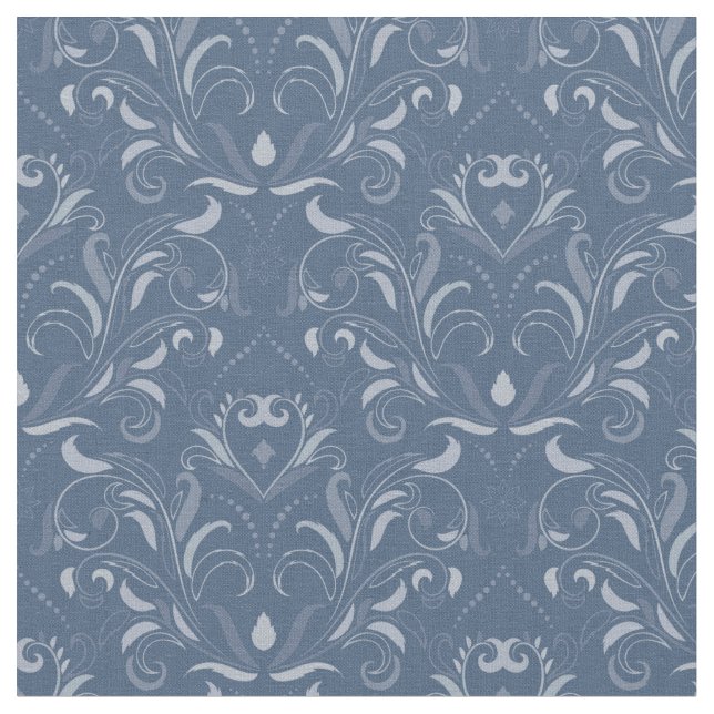 Tissu Motif baroque transparent (Fermer)