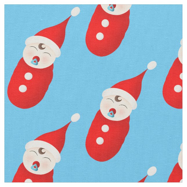 Tissu Motif bébé de Noël (Fermer)
