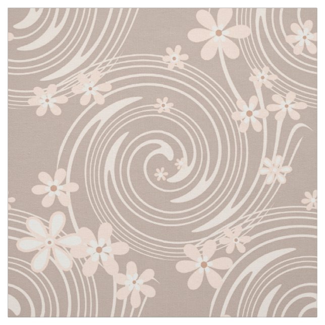 Tissu Motif beige (Échantillon)
