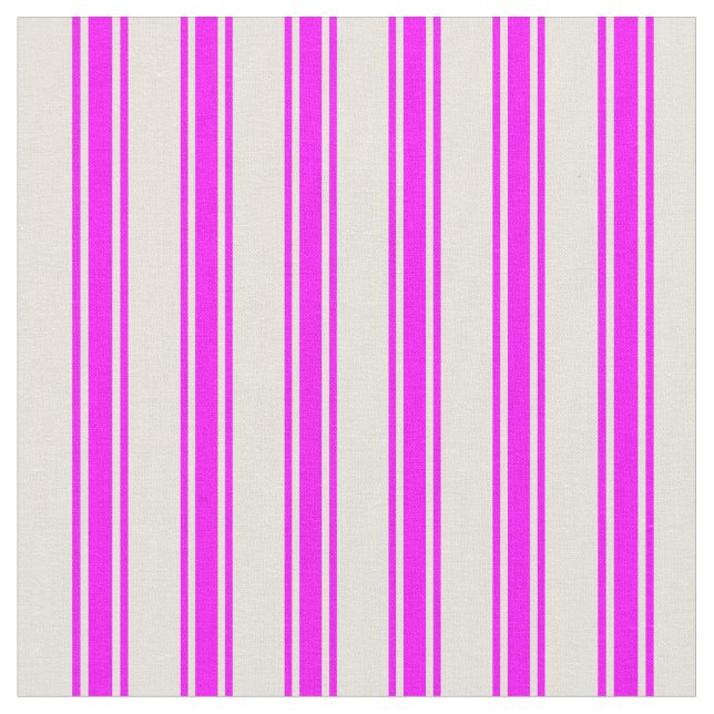 Tissu Motif beige et Fuchsia (Fermer)