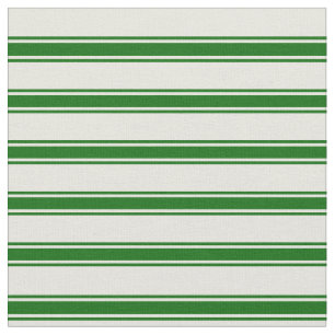 Tissu Motif Beige & Vert foncé