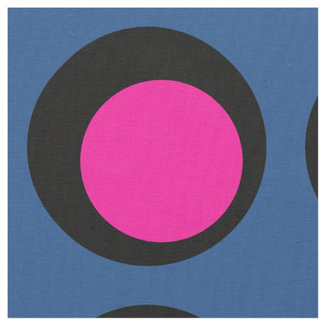 Tissu Motif Big Polka Dot (Fermer)