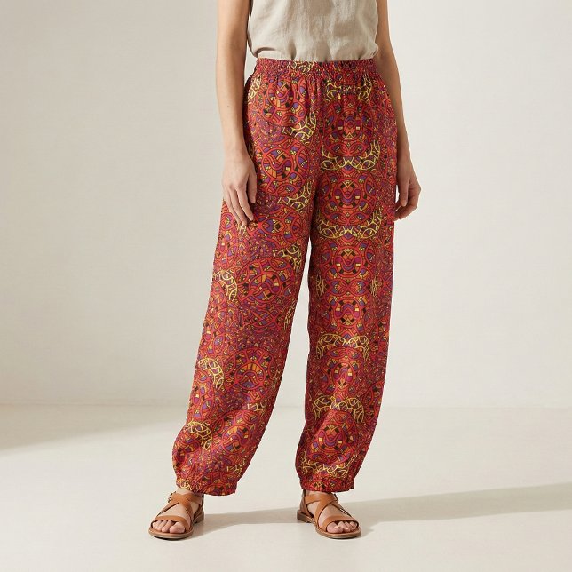 Tissu Motif bio coloré (Créateur téléchargé)