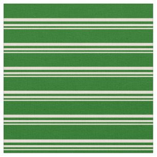 Tissu Motif bisque et vert foncé