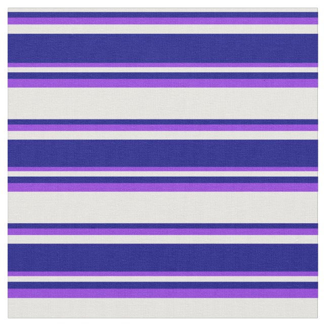 Tissu Motif blanc, bleu et violet (Fermer)