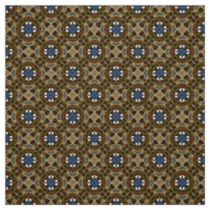 Tissu Motif blanc Brown Glitch2