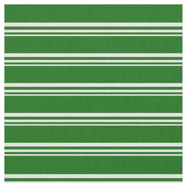 Tissu Motif blanc et vert foncé (Fermer)