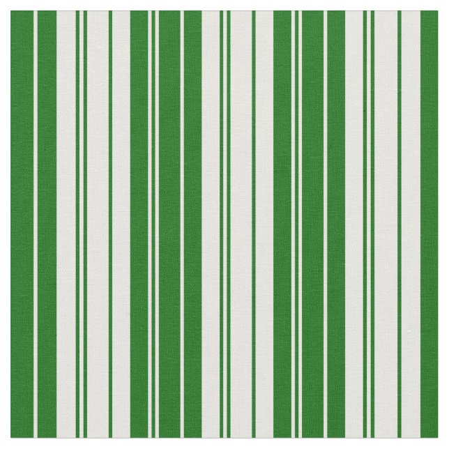 Tissu Motif blanc et vert foncé (Fermer)
