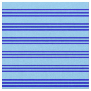 Tissu Motif bleu ciel clair et bleu
