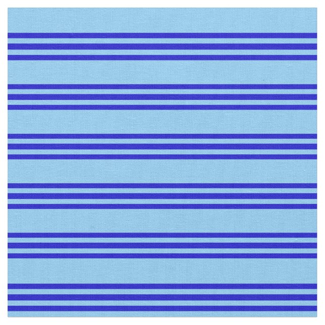 Tissu Motif bleu ciel clair et bleu (Fermer)